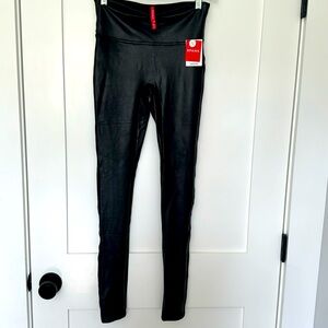Black SPANX leggings size Medium Tall